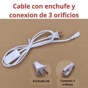 Cableado Enchufe y Conector 3 Agujero