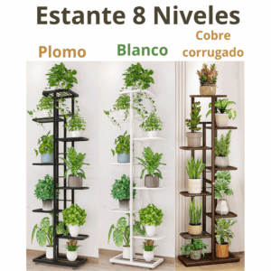 Estante plantil de 8 Niveles